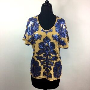 NWT Tracy Reese x Target x Neiman Marcus Sequin Blouse